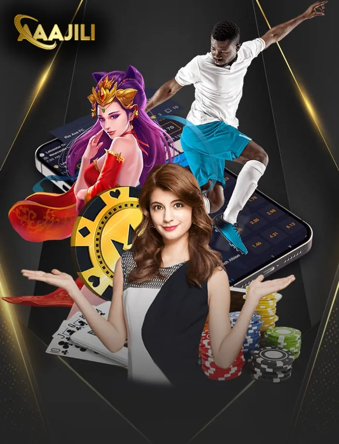 Diverse casino games like slots, cards, and live dealers